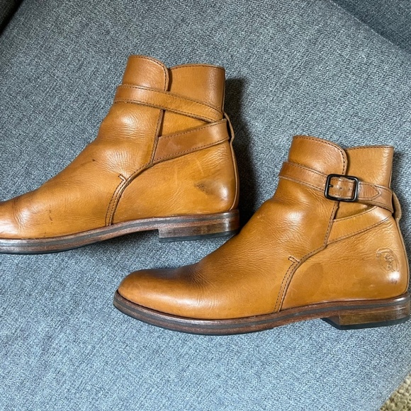 La Botte Gardiane Womens Jodhpur Paris Boots, 41.5/11 -Natural -Nicely Broken In - Picture 3 of 16